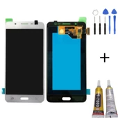 TE Samsung J4 Core J410 Uyumlu OLED Lcd Ekran Beyaz +Montaj Kiti - 1