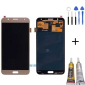 TE Samsung J7 J700 Uyumlu Lcd Ekran Servis Gold Montaj Kiti - 1