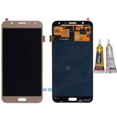 TE Samsung J7 Core J701 Uyumlu Lcd Ekran Servis Gold B7000 - 1