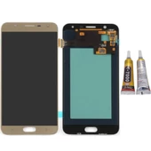 TE Samsung J7 Duo J720 Uyumlu Lcd Ekran Servis Gold + B7000 - 1
