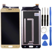 TE Samsung J7 Prime G610F Uyumlu OLED Lcd Ekran Gold +Tamir Seti - 1