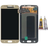 TE Samsung Note 5 N920 Uyumlu A KaliteLcd Ekran Gold + B7000 - 1