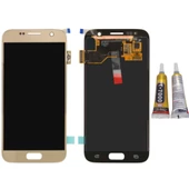 TE Samsung S7 G930F Uyumlu OLED Lcd Ekran Gold + B7000 - 1