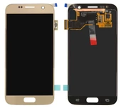 TE Samsung S7 G930F Uyumlu Lcd Ekran Dokunmatik Servis Gold - 1