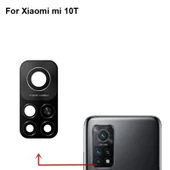Xiaomi Mi10T Arka Kamera Camı (Çıtasız Sadece Cam) - 1