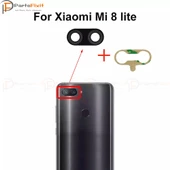 Xiaomi Mi 8 Lite Arka Kamera Camı (Çıtasız Sadece Cam) - 1