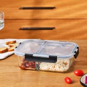 Emsan Twin 1360 ml Borosilikat Saklama Kabı - 1