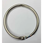 Kilitli Yuvarlak Halka, 4cm - 100 Adet - 1