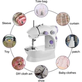 Periboia Mini Ev Dikiş Makinesi Pedallı Sewing Machine - 4
