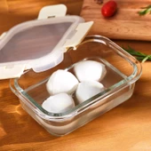 Emsan Soft 640 ml Borosilikat Saklama Kabı - 3