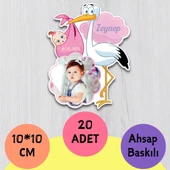Leylek Tasarımlı Magnet 20 Adet - 1