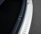 VW Passat B6 Uyumlu SW Arka Tampon Eşiği Krom 2005 - 2015 Arası Modeller İçin thumbnail 3