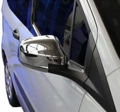 Ford Courier Uyumlu Ayna Kapağı ABS Krom 2 Parça 2017 - 2023 Arası Modeller İçin thumbnail 2