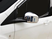 Ford Courier Uyumlu Ayna Kapağı ABS Krom 2 Parça 2017 - 2023 Arası Modeller İçin thumbnail 3