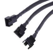 4 Pin Switch Fan Çoklayıcı Y PWM Çoklayıcı Splitter Kablosu 3 Pin 3 Port 4303 - 2