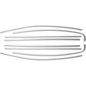 VW Passat B8 SD Uyumlu Cam Çerçevesi Krom Premium 8 Parça 2015 - 2019 Arası Modeller İçin thumbnail 1