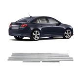 Chevrolet Cruze SD Uyumlu Cam Çıtaları Krom 6 Parça 2009 - 2016 Arası Modeller İçin - 2