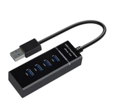 Ancheyn 4 Port USB 3.0 HUB Çoğaltıcı Çoklayıcı Adaptör Switch Çoklu Cihaz 4360 thumbnail 1