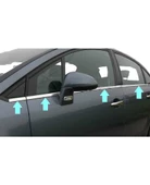 Citroen C4 Cam Çıtaları Krom 8 Parça HB 2005-2010 Arası Modeller İçin - 4