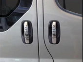 Renault Trafic Uyumlu Kapı Kolu Krom 4 Kapı 1 Delikli 2001 - 2014 Arası Modeller İçin - 2