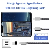 Ancheyn USB 3.0 to Type C 3.1 Şarj Data Çevirici Dönüştürücü Adaptör 4429 thumbnail 5