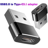 USB 3.0 to Type C 3.1 Şarj Data Çevirici Dönüştürücü Adaptör 4429 - 2