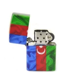 Azerbaycan Bayrak Baskılı Benzinli Çakmak - 4