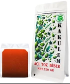KAKULEM SERTİFİKALI Güneşte Kurutulmuş Acı Toz Biber 750 GR - 1
