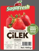 SagaFresh Dondurularak Kurutulmuş Çilek Dilimleri 1000g - 1