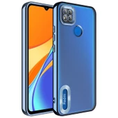 Xiaomi Redmi 10A Kılıf Kamera Korumalı Logo Gösteren Omega Kapak kılıf - 6