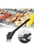 Mangal BBQ Izgara Temizlik Fırçası Paslanmaz Çelik Temizlik Fırçası - 2