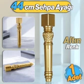 Star Plastik Sehpa Ayağı 44 cm Altın Renk Orta Ayak Zigon Sehpa Mobilya Masa Ayakları 1 Adet Gold - 1