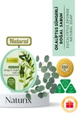 Naturix Okaliptus Süngerli Sabun 150 Gr - Parlaklık ve Doğal Peeling Etkisi - 1