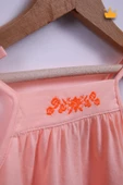 Babyhola Kız Bebek Çocuk Nakış İşlemeli İp Askılı Elbise 9340 - 5