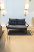 Pilocca Tekli Bahçe Mobilyası,balkon Mobilyası 2'li 60x120cm Antrasit - 2