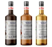 Nish Çikolata, Karamel, Vanilya Aromalı Şurup 3'lü Set (3 x 700ml) - Cam Şişe - 2