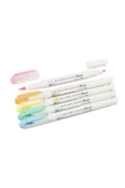 Zebra Mildliner Brush Pen Kalem Seti 5'li Wft8-5c-Rc - 2