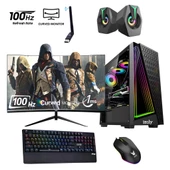 İzoly RX44 GAMER Ryzen 5 5500 16GB 512GB M.2 NVMe SSD RX 580 8GB GDDR5 24"100Hz Oyuncu Masaüstü Bilgisayarı thumbnail 1