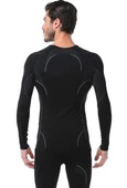 Evolite Thermowear Bay Termal Üst İçlik M-L Siyah-Gri E-3025 - 1