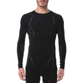 Evolite Thermowear Bay Termal Üst İçlik S-M Siyah-Gri E-3025 - 1