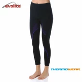 Evolite Thermowear Bayan Termal Alt İçlik S-M Siyah-Mor E-3126 - 1