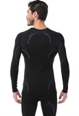 Evolite Thermowear Bay Termal Üst İçlik M-L Siyah-Gri E-3025 - 2
