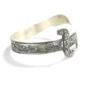 925 Ayar Gümüş İşlemeli Bilezik thumbnail 2