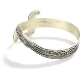 925 Ayar Gümüş İşlemeli Bilezik thumbnail 4