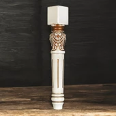 Star Plastik Sehpa Ayağı 44 cm 4 Adet Krem Kahve Renk Orta Ayak Zigon Sehpa Mobilya Masa Ayakları thumbnail 8