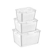 Selka Lavin 3'lü Saklama Kabı ( 2-4-7 Lt. ) thumbnail 7