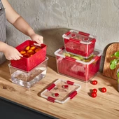 Selka Home 2-4-7 lt Lavin Saklama Bordo - 3