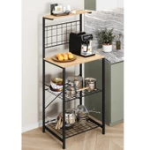 Eportatif Çok Amaçlı Dolap Mutfak Bango Masa Dar Çam 1436 - 3