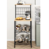 Eportatif Çok Amaçlı Dolap Mutfak Bango Masa Dar Çam 1436 - 2