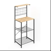 Eportatif Çok Amaçlı Dolap Mutfak Bango Masa Dar Çam 1436 - 6